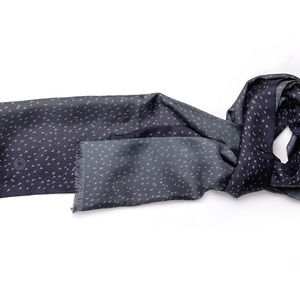 JANE CARR GRAPHITE & BIRDS PRINT SCARF | MENS SIZE 183X22